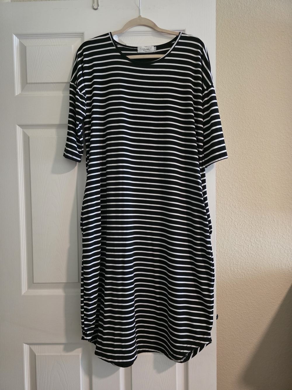 Black & White Striped Women’s Dress